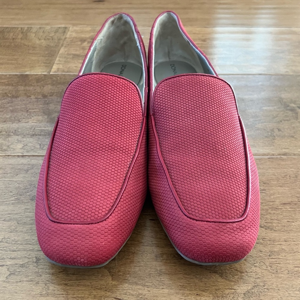 Donald J Pliner Honey Pebbled Square Toe Loafers - Size 10M EUC - Picture 2 of 7